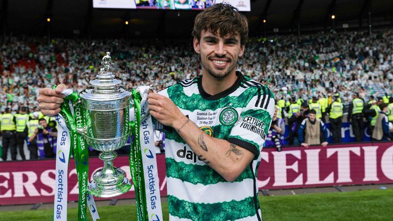 Matt O'Riley won six trophies with Celtic