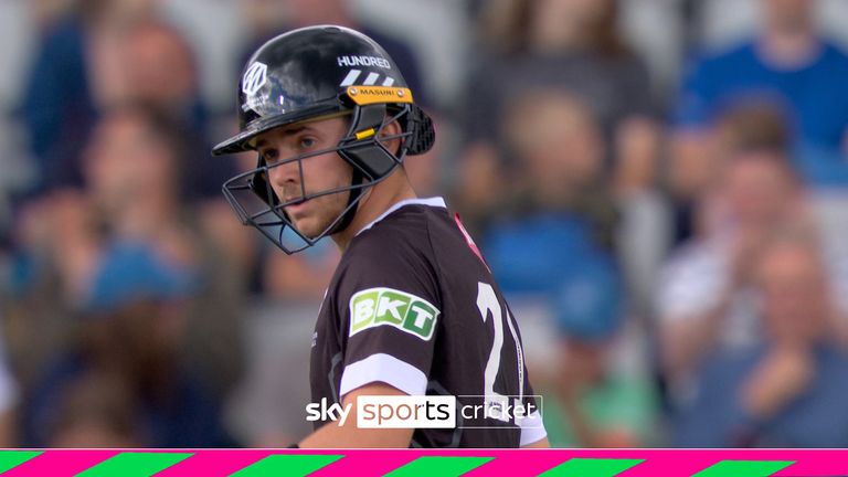 Watch Matty Hurst pick up a half-century for Manchester Originals in their clash against Oval Invicibles. 