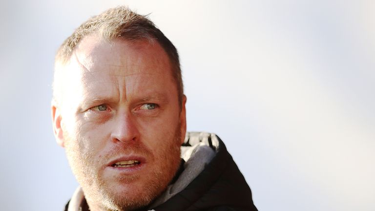 Walsall manager Michael Flynn during the Emirates FA Cup third round match at Edgeley Park, Stockport. Picture date: Sunday January 8, 2022.