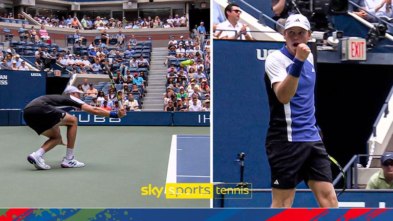 Alex Michelsen at the US Open