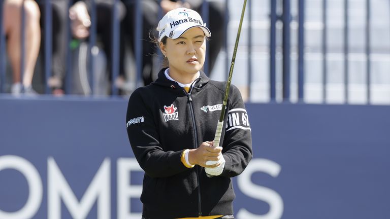 Australia's Minjee Lee on the 1st tee during day one of the AIG Women's Open at Muirfield in Gullane, Scotland. Picture date: Thursday August 4, 2022.