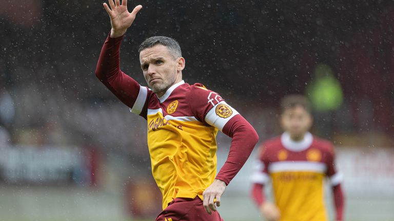 Motherwell took the lead through Paul McGinn