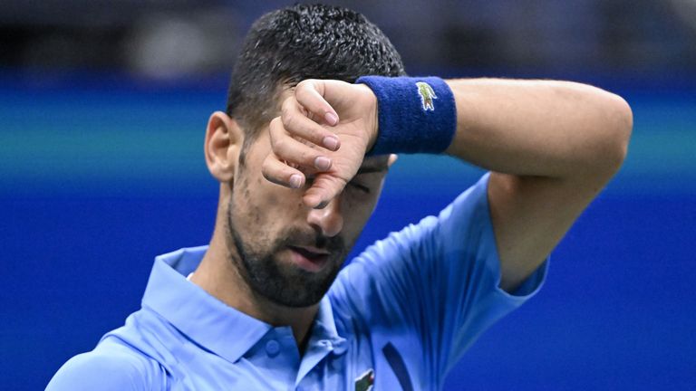 Novak Djokovic followed Carlos Alcaraz in crashing out of the US Open