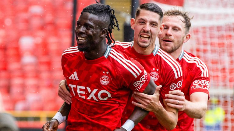 Pape Habib Gueye starred for Aberdeen against Kilmarnock