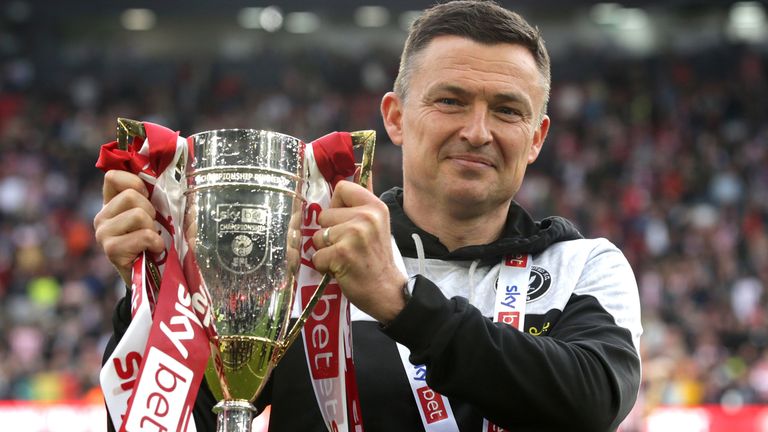 Paul Heckingbottom led Sheffield United to the Premier League.