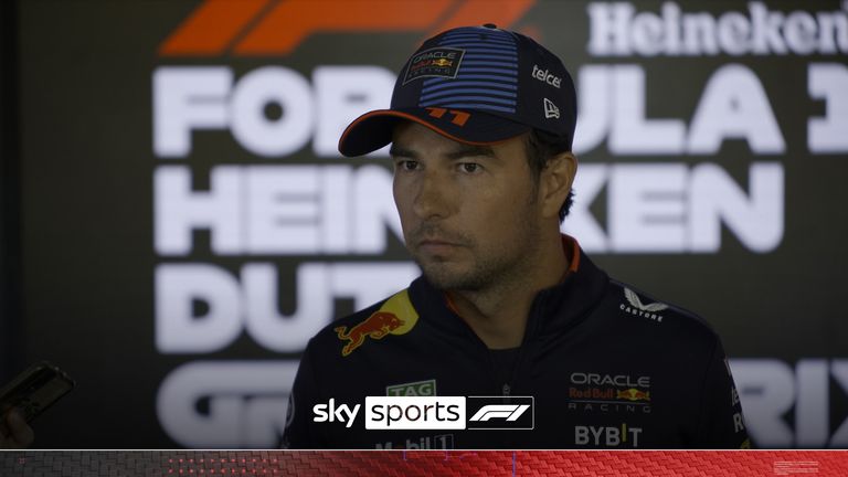 Sergio Perez' persconferentie voor de Grand Prix van Nederland.