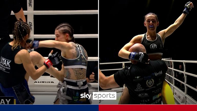 Amy Pirnie knocks out Yu Yau Pui in 49 seconds