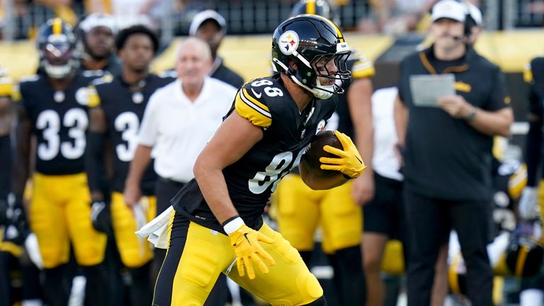 Pittsburgh Steelers tight end Pat Freiermuth (Associated Press)