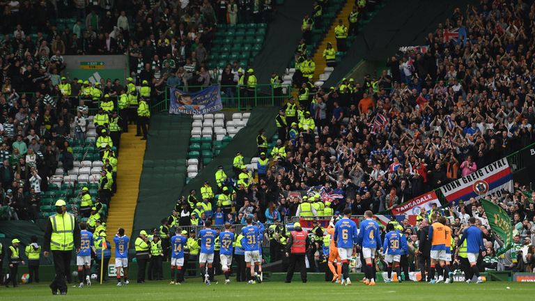 Não haverá fãs do Rangers no Celtic Park para a primeira empresa antiga nesta temporada 