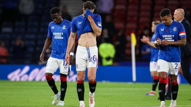 Rangers relegated to Europa League after defeat against Dynamo Kyiv