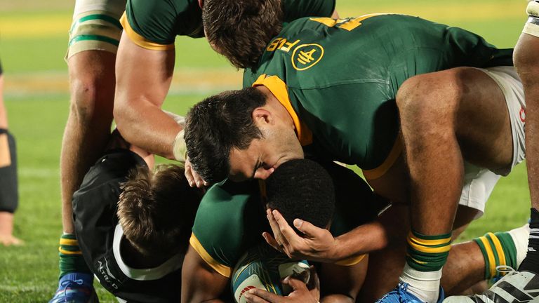 South Africa fought back for a third straight win over the All Blacks 