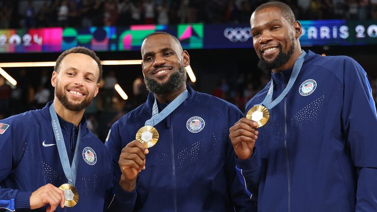 The USA won their fifth consecutive Olympic gold medal in a thrilling game against hosts France, with Steph Curry showing his power 