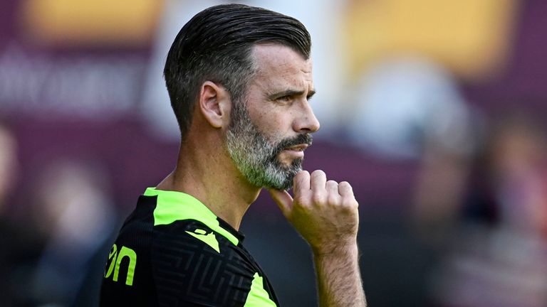 MOTHERWELL, SCOTLAND - AUGUST 03: Motherwell Manager Stuart Kettlewell during a William Hill Premiership match between Motherwell and Ross County at Fir Park, on August 03, 2024, in Motherwell, Scotland. (Photo by Rob Casey / SNS Group)