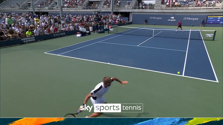 Dan Evans lobbed winner