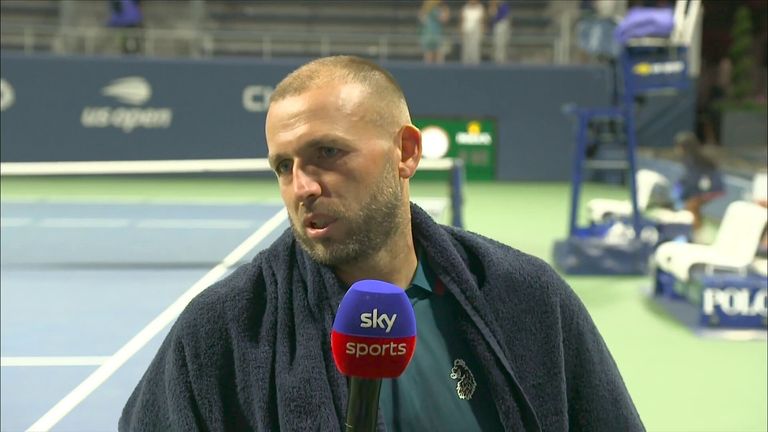 After coming through the longest match in US Open history in his opener, Dan Evans was delighted after beating Mariano Navone in straight sets to reach the third round.