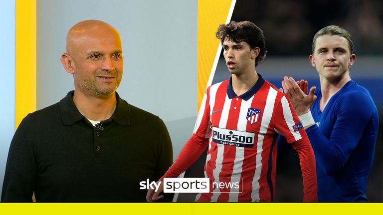 Sky Sports' Dharmesh Sheth analyserer de siste oppdateringene om forhandlingene mellom Chelsea og Atlético Madrid for Conor Gallagher og Joao Felix.