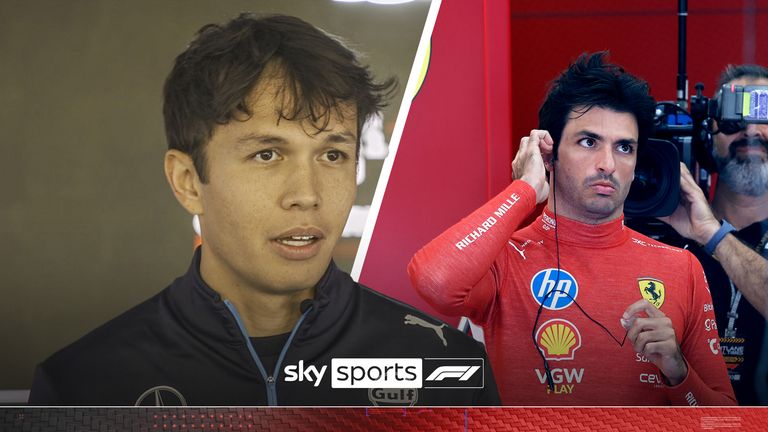 Alex Albon believes Carlos Sainz joining Williams from 2025 is a great thing and will re-motivate the team.