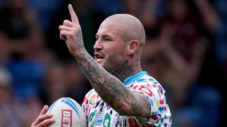 Zak Hardaker added a try to five goals in Leigh's Magic Weekend win over Salford at Elland Road.