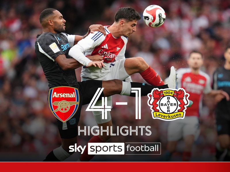 Arsenal 4-1 Bayer Leverkusen: Gabriel Jesus scores superb solo 