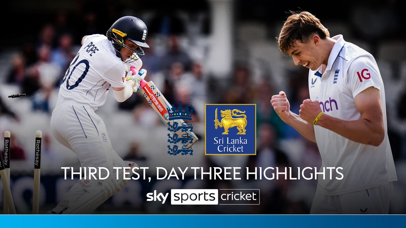 England vs Sri Lanka | Third Test, Day Three morning session highlights