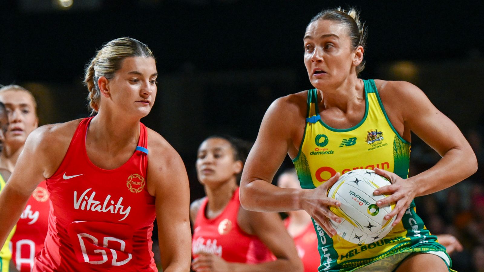 Australia 70-57 England: Vitality Roses comfortably beaten by world champions in Test series opener