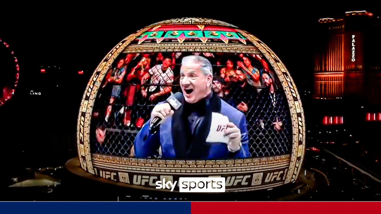 It's time! Bruce Buffer on the Las Vegas Sphere! | WWE News | Sky Sports