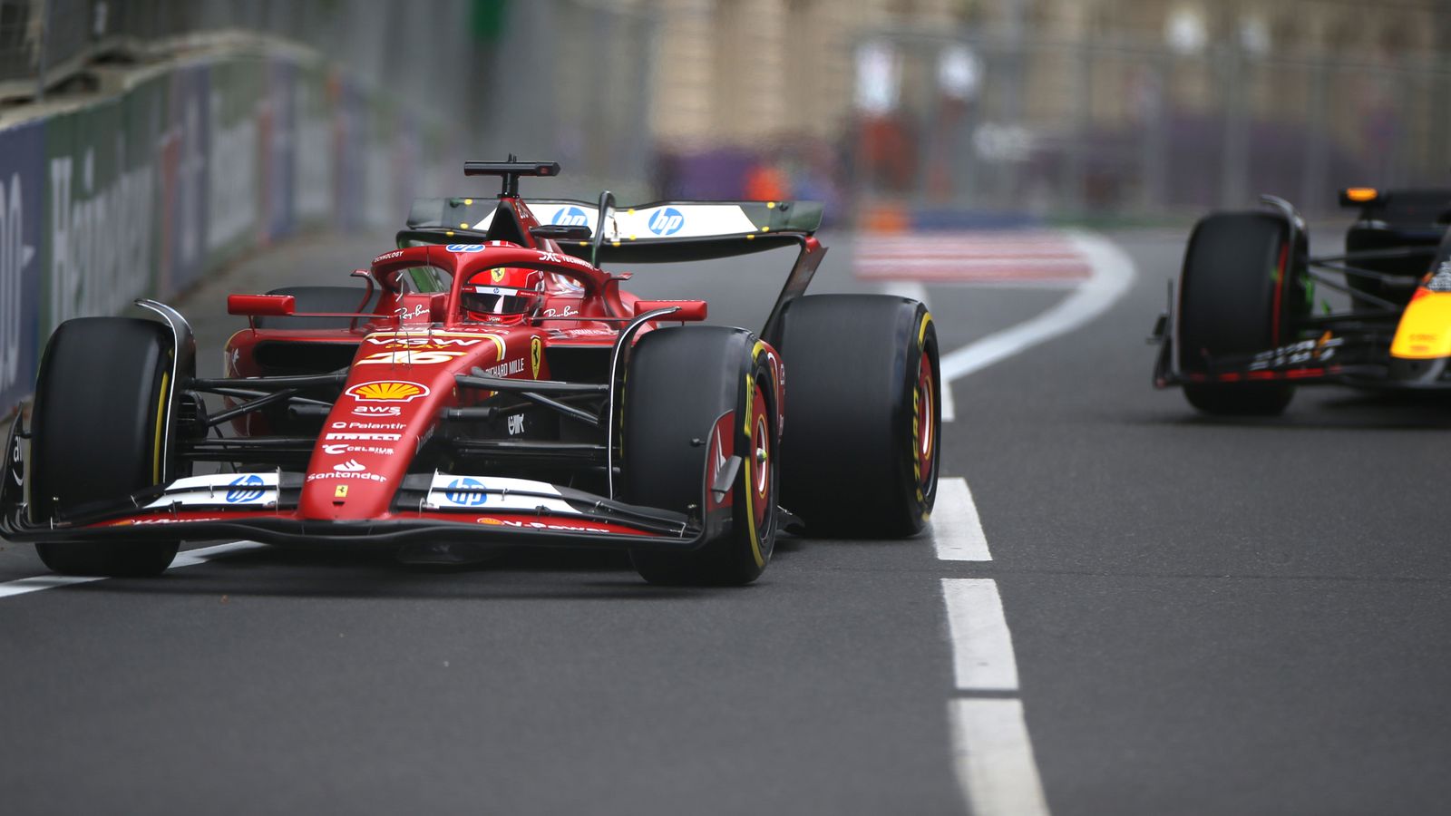 Azerbaijan GP: Charles Leclerc fastest with Max Verstappen and Lando Norris off the pace in Baku second practice | F1 News