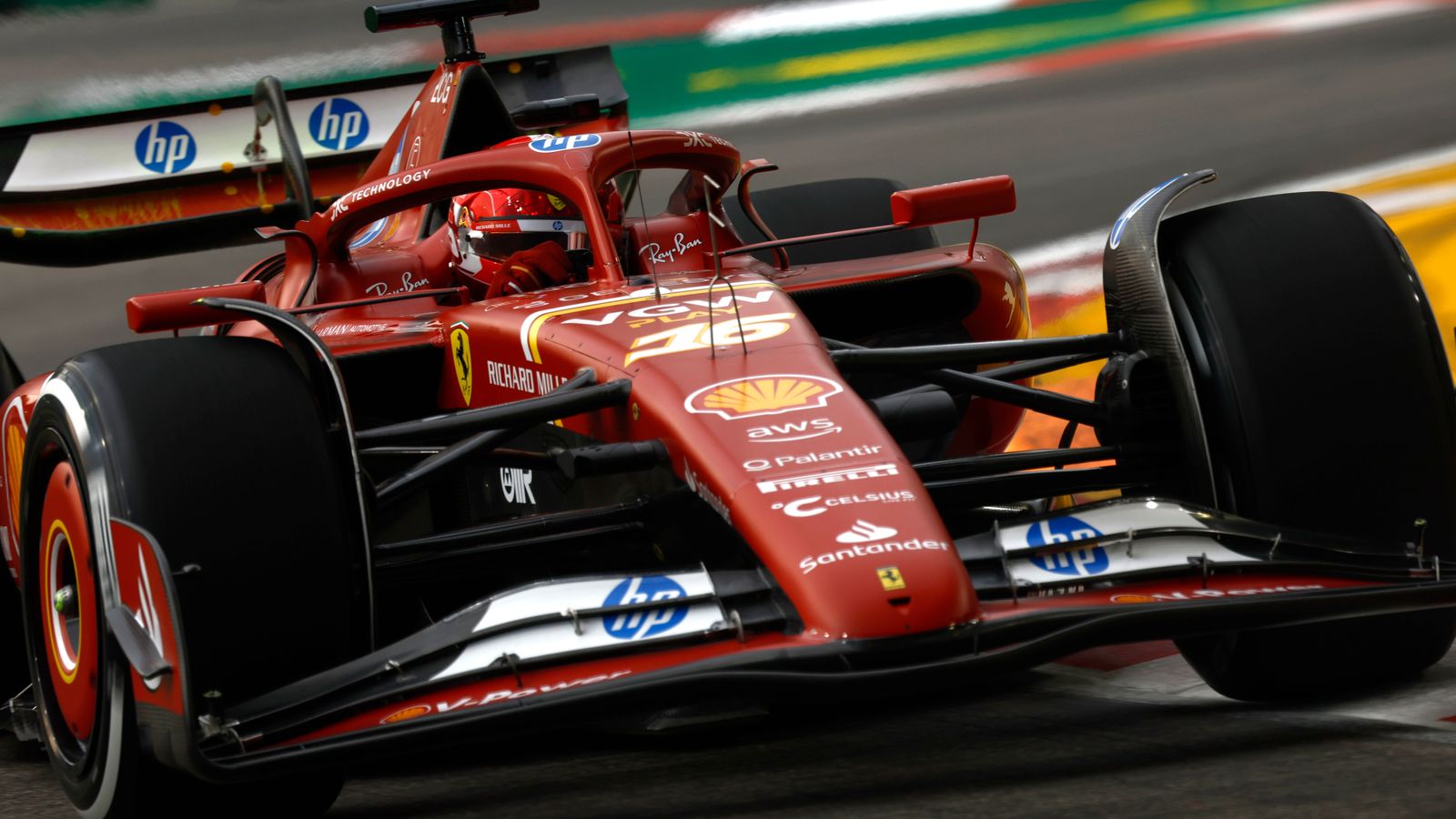 Singapore GP: Charles Leclerc edges out Lando Norris to fastest time in Practice One at Marina Bay