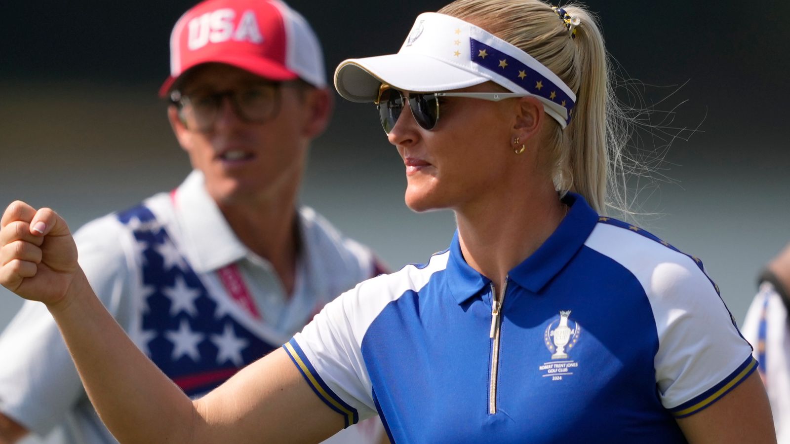 Solheim Cup 2024: Nelly Korda and Charley Hull out first in thrilling Sunday finale as USA lead Europe 10-6