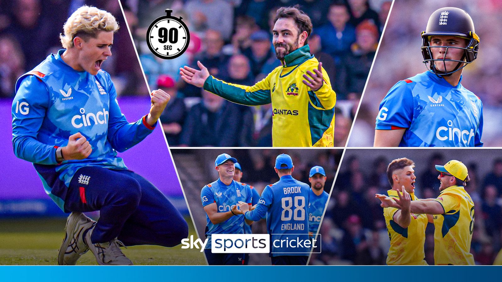 England vs Australia All 20 wickets in 90 seconds from second ODI at