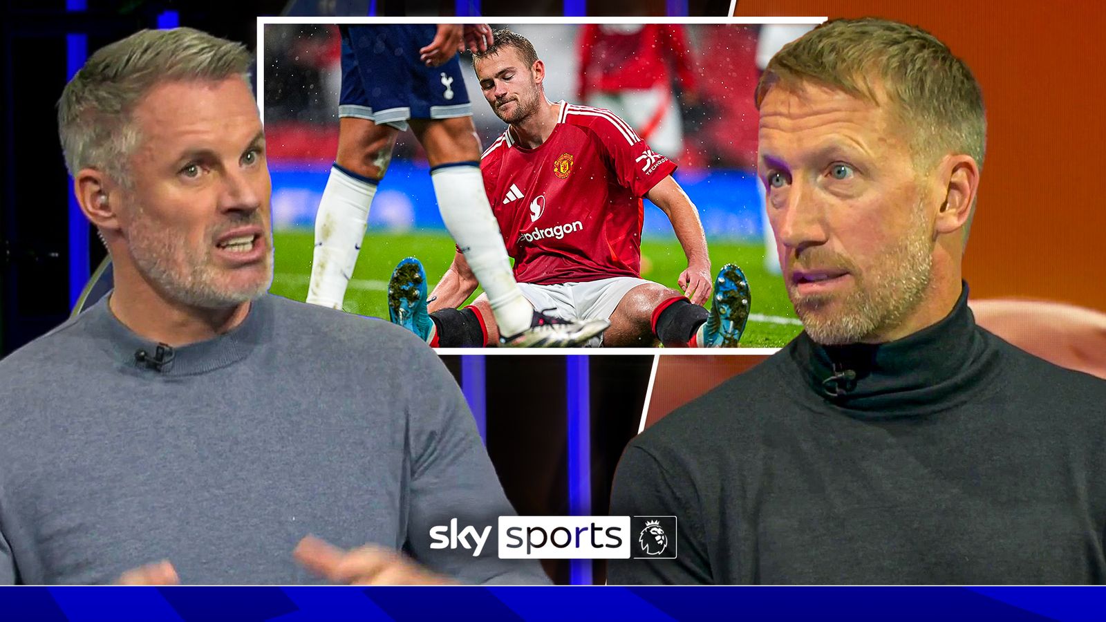 ‘¡Está fuera de posición todo el tiempo!’ | Carra no está impresionada por De Ligt del Manchester United