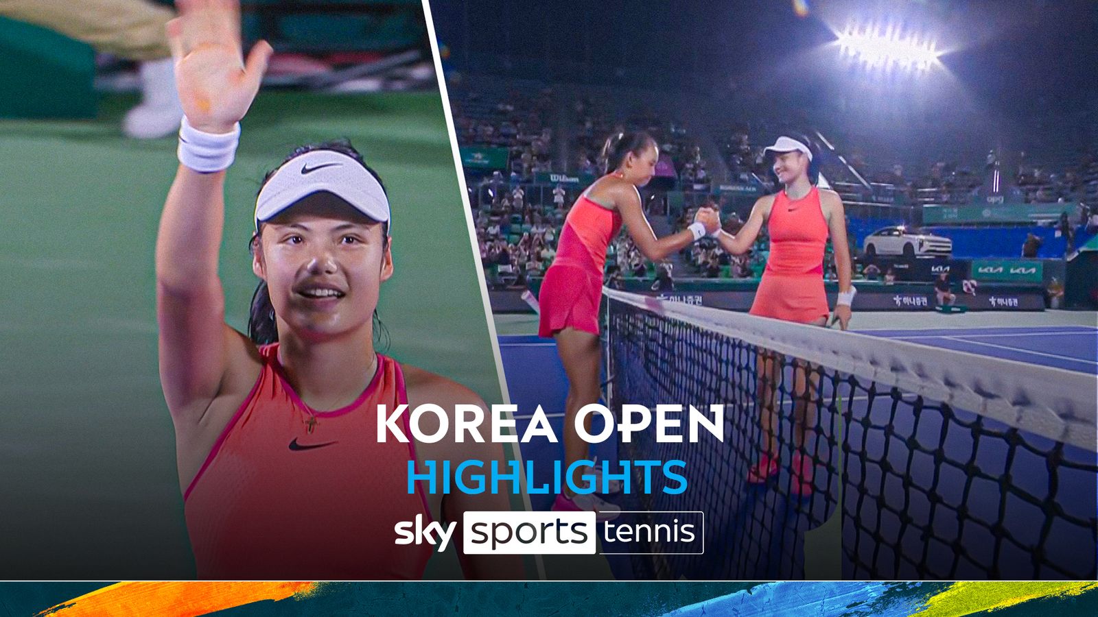 Emma Raducanu vs Yue Yuan | Korea Open highlights | Tennis News | Sky ...