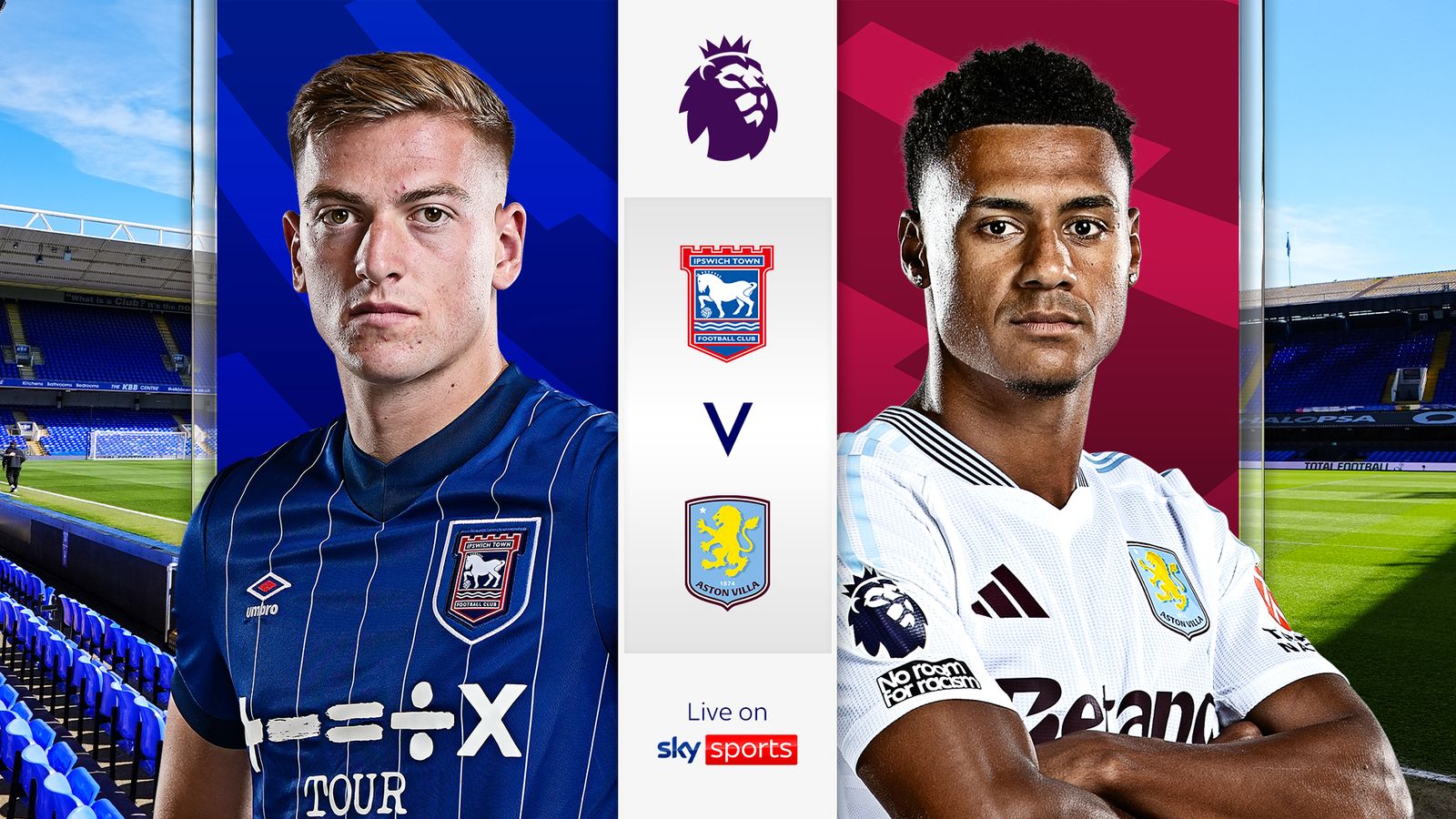 Ipswich vs Aston Villa LIVE! Premier League match updates, score