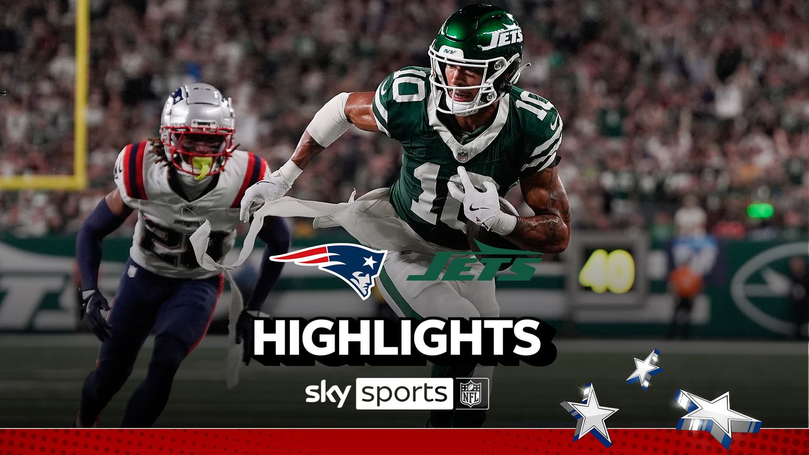 New England Patriots at New York Jets 2024 Week Three NFL highlights