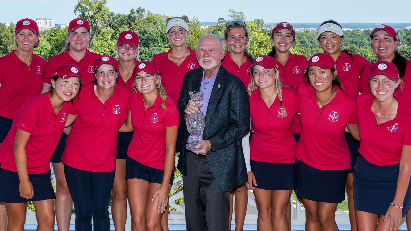 Junior Solheim Cup: Team USA beat Team Europe 18.5-5.5 to regain trophy ...