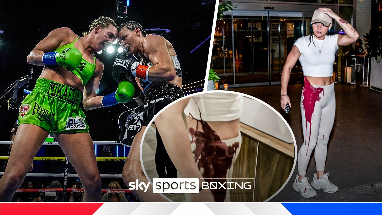 Sandy Ryan vs Mikaela Mayer: Ryan hit with can of paint before WBO welterweight world title defeat to Mayer