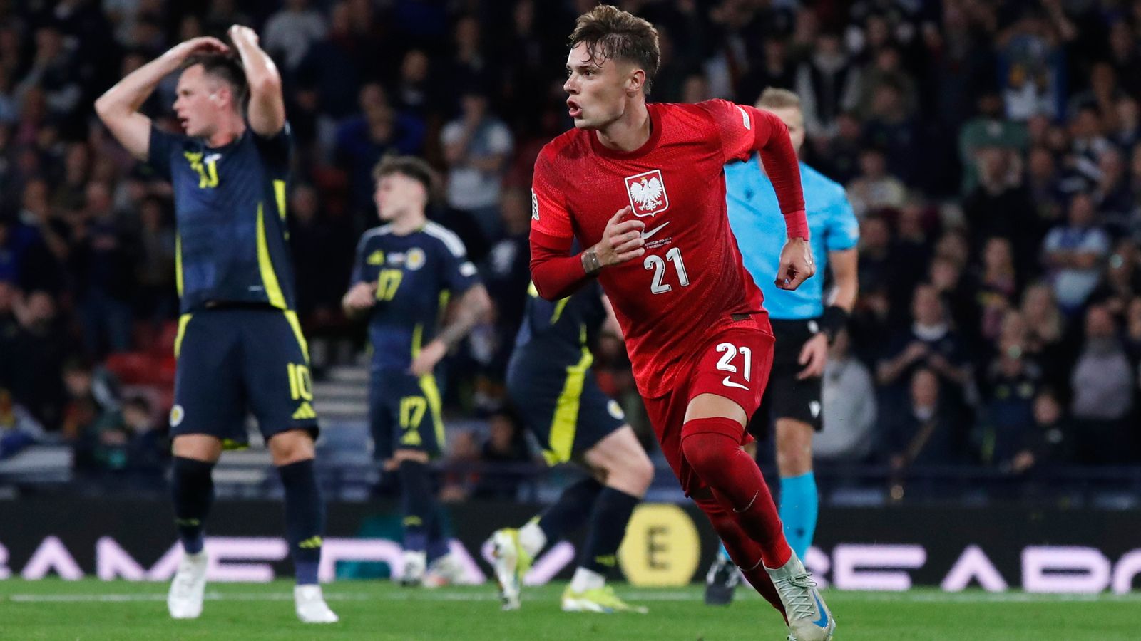 Scotland 2-3 Poland: Stoppage-time penalty sees Scots fall to defeat in Nations League opener