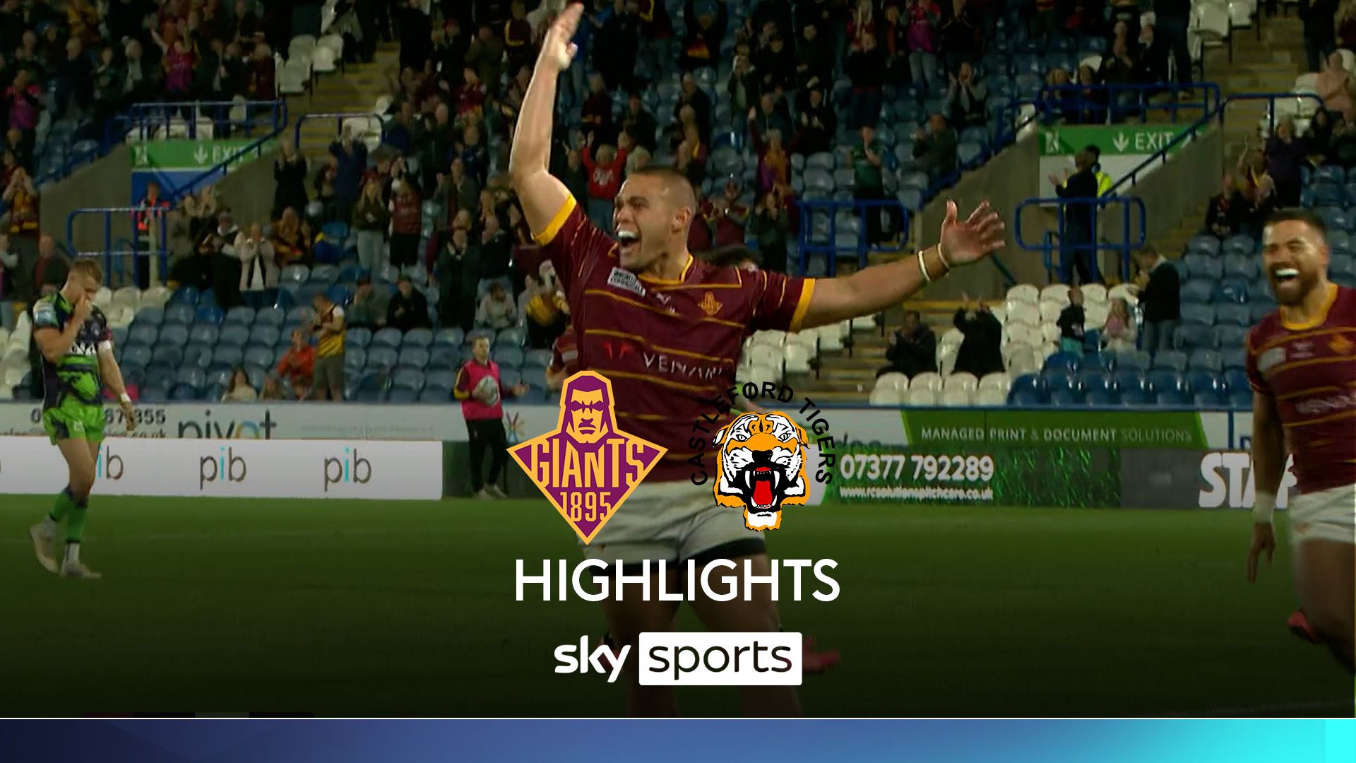 Huddersfield Giants 34-10 Castleford Tigers