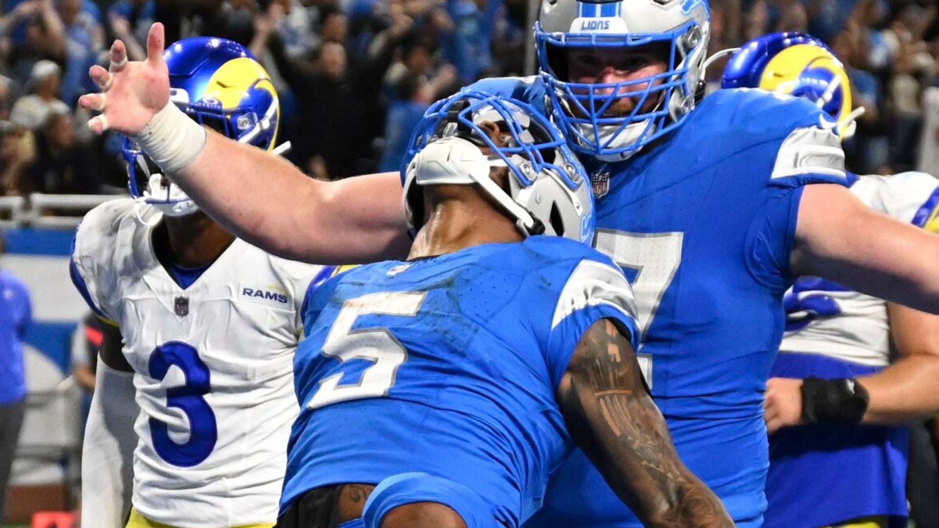 Montgomery OT touchdown leads Lions to victory over Rams