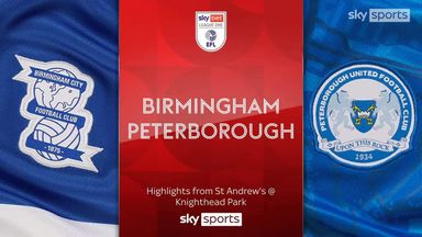 Birmingham 3-2 Peterborough