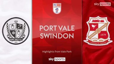 Port Vale 2-1 Swindon