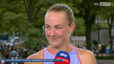 'It hasn't sunk in yet!' | Stojsavljevic ecstatic after winning junior title