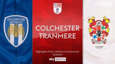 Colchester 3-0 Tranmere