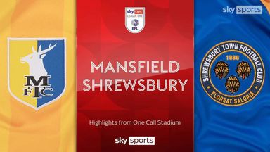 Mansfield 2-1 Shrewsbury