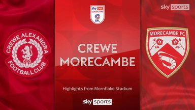 Crewe 1-0 Morecambe