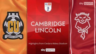 Cambridge 0-2 Lincoln