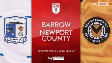 Barrow 0-2 Newport