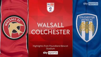 Walsall 4-0 Colchester