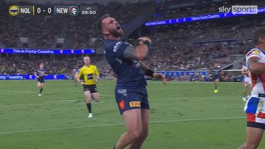 Saints-bound Feldt bags interception try for Cowboys in NRL playoffs