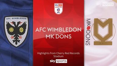 AFC Wimbledon 3-0 MK Dons